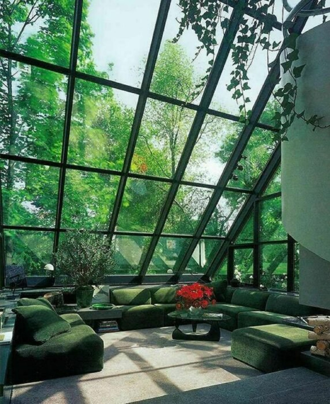 tetto con vetro