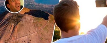 turista cade nel cratere