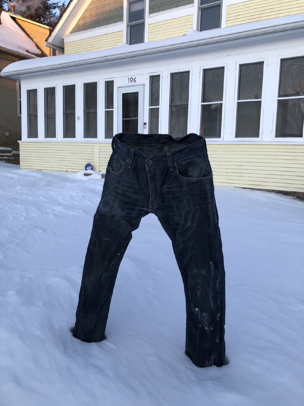 pantaloni congelati
