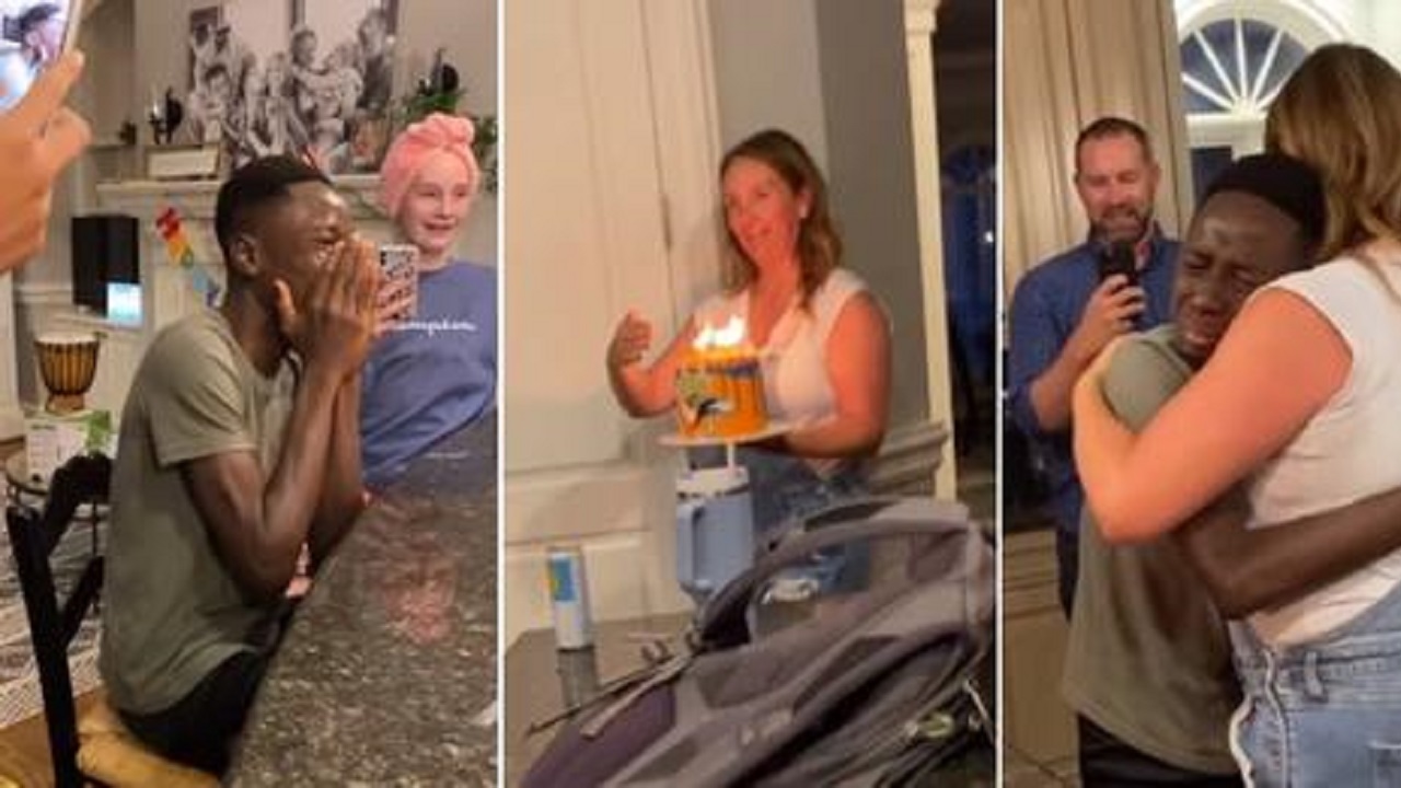 adolescente adottato festeggia primo compleanno