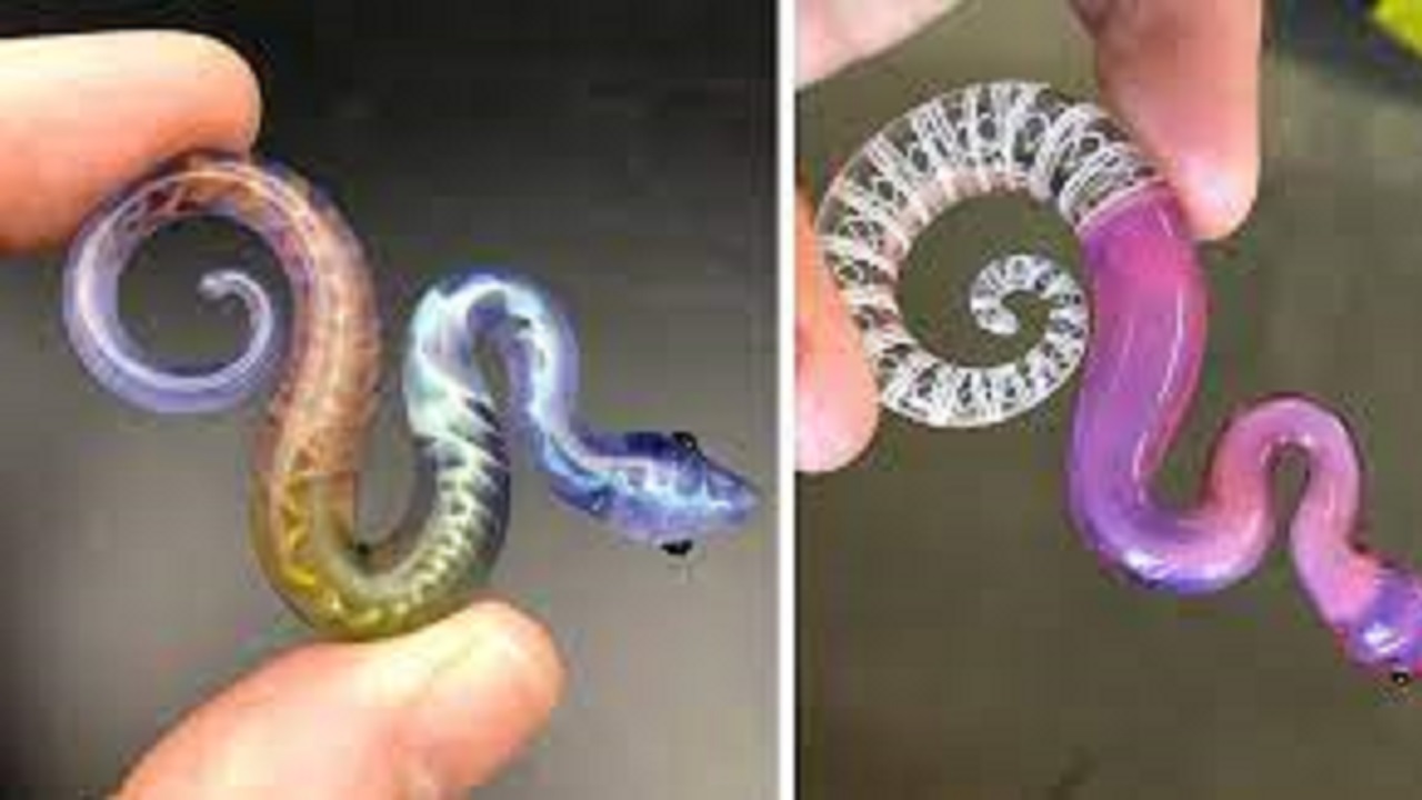 collezione serpenti di vetro soffiato