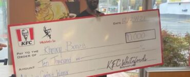 KFC, dipendente premiato con 10000$