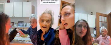 nonna e nipote TikTok