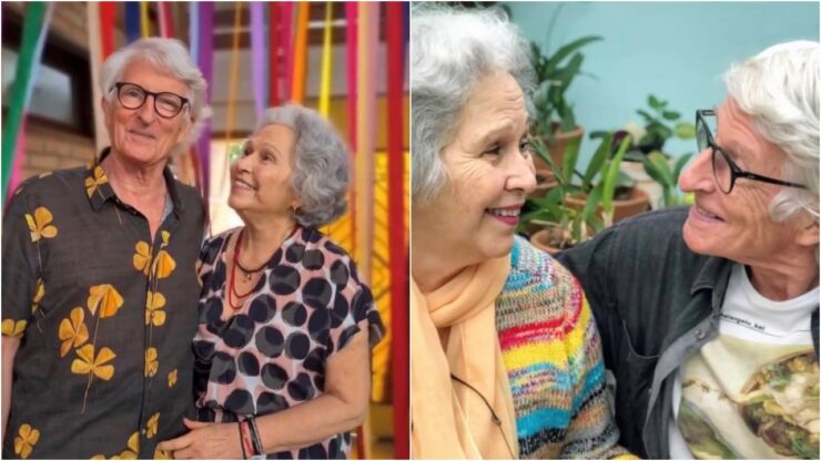 coppia si è ritrovata dopo 55 anni