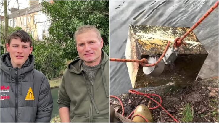 trovano una cassaforte in un fiume