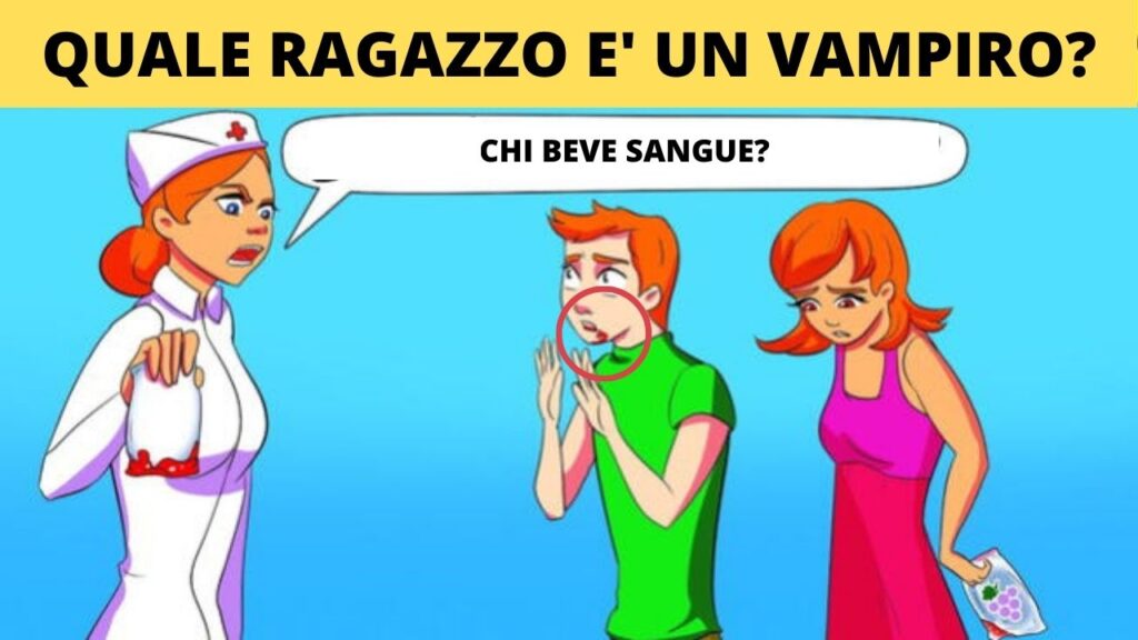 Quale ragazzo è un vampiro soluzione