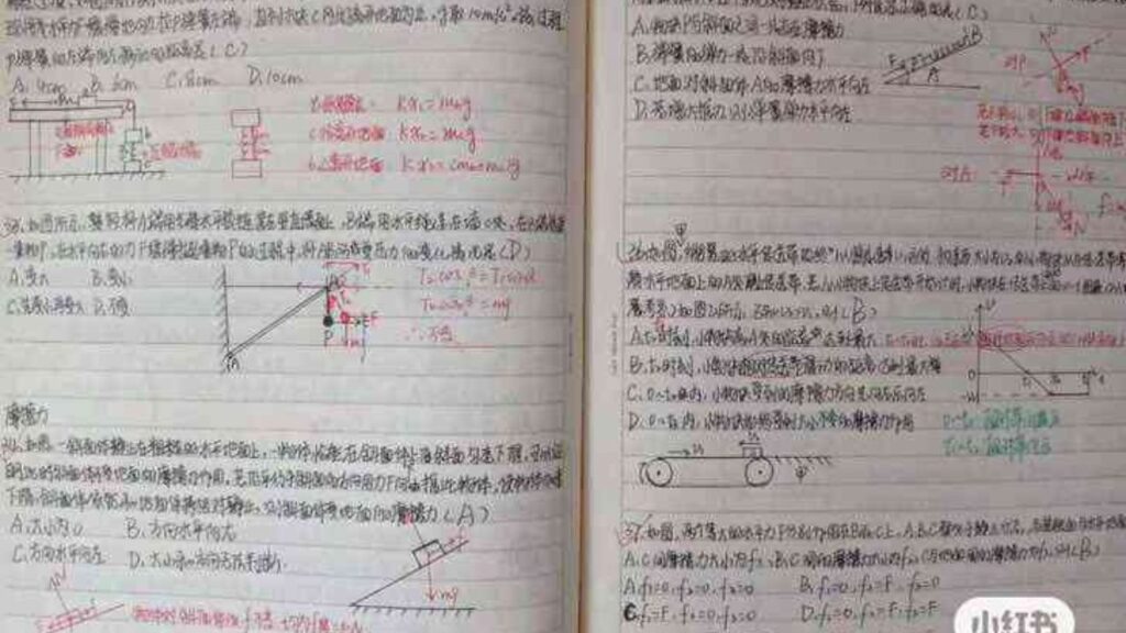 studenti cinesi quaderno errori