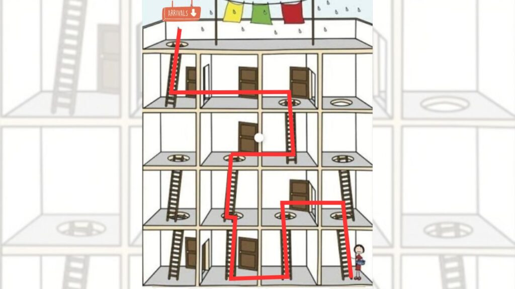 uscita scale porte  soluzione