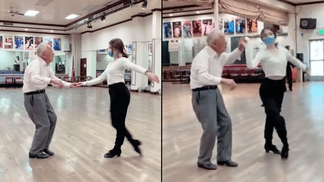 Nonno che balla 